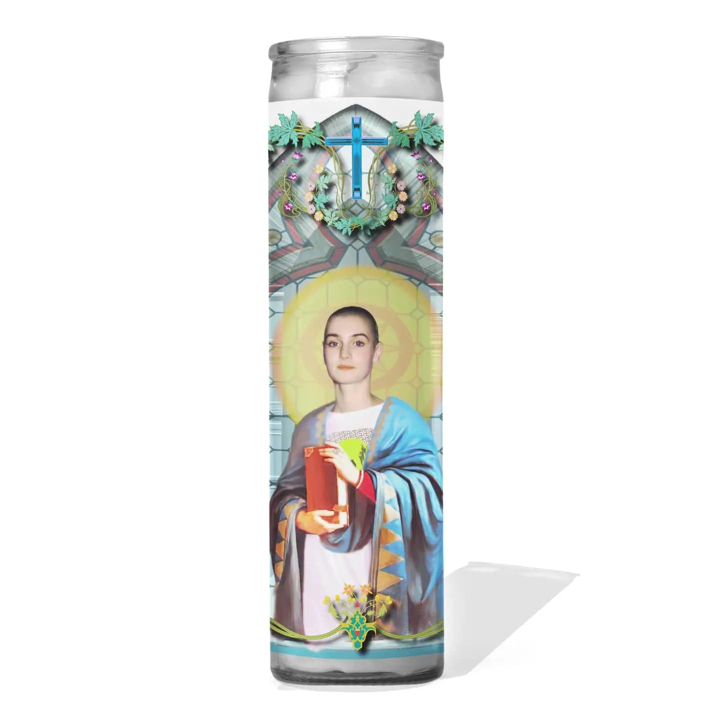 Calm Down Caren Decor > Candles Sinead O’Connor Celebrity Prayer Candle
