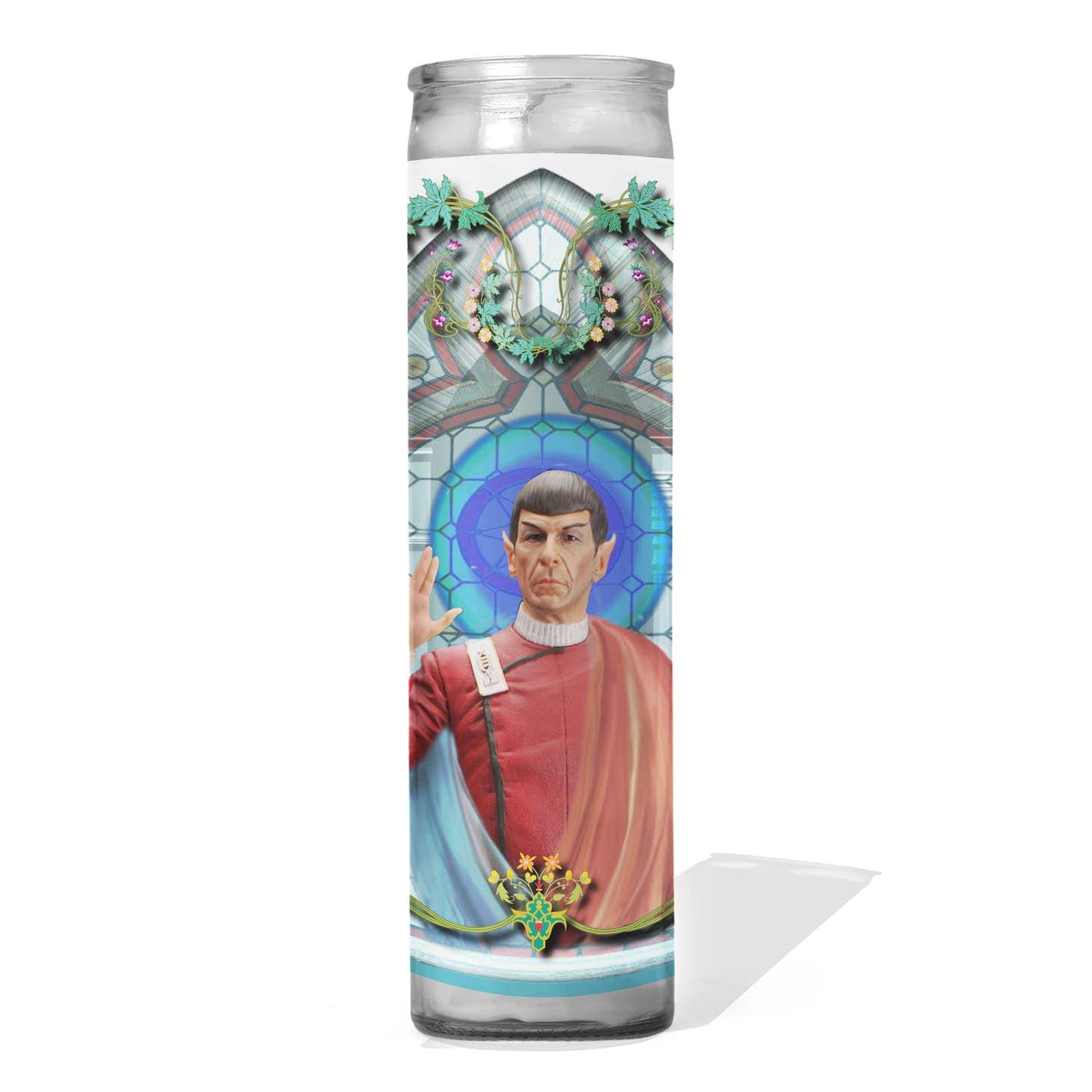 Calm Down Caren Decor > Candles Spock (Star Trek) Celebrity Prayer Candle 30980348