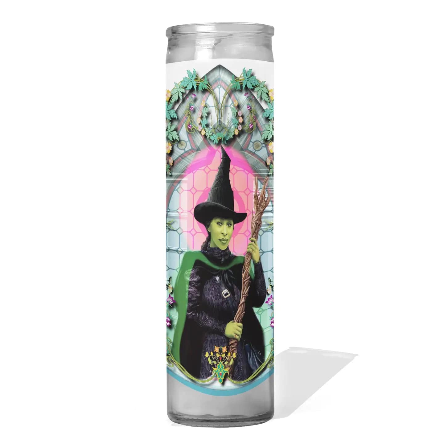 Calm Down Caren Decor > Candles Wicked - Cynthia Erivo Elphaba Green Witch Prayer Candle 64809980