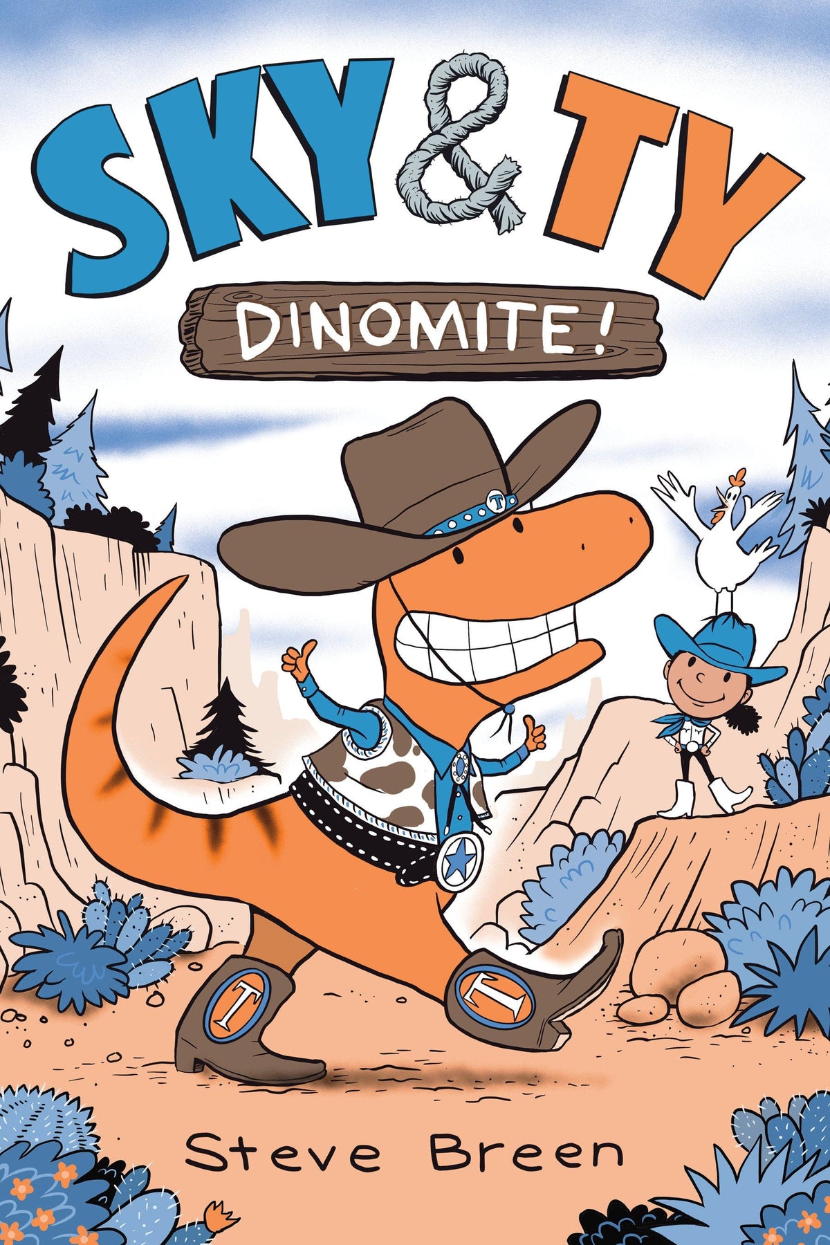 Candlewick Press Graphic Novel Sky & Ty 2: Dinomite! 9781645952183 PRH-9781645952183