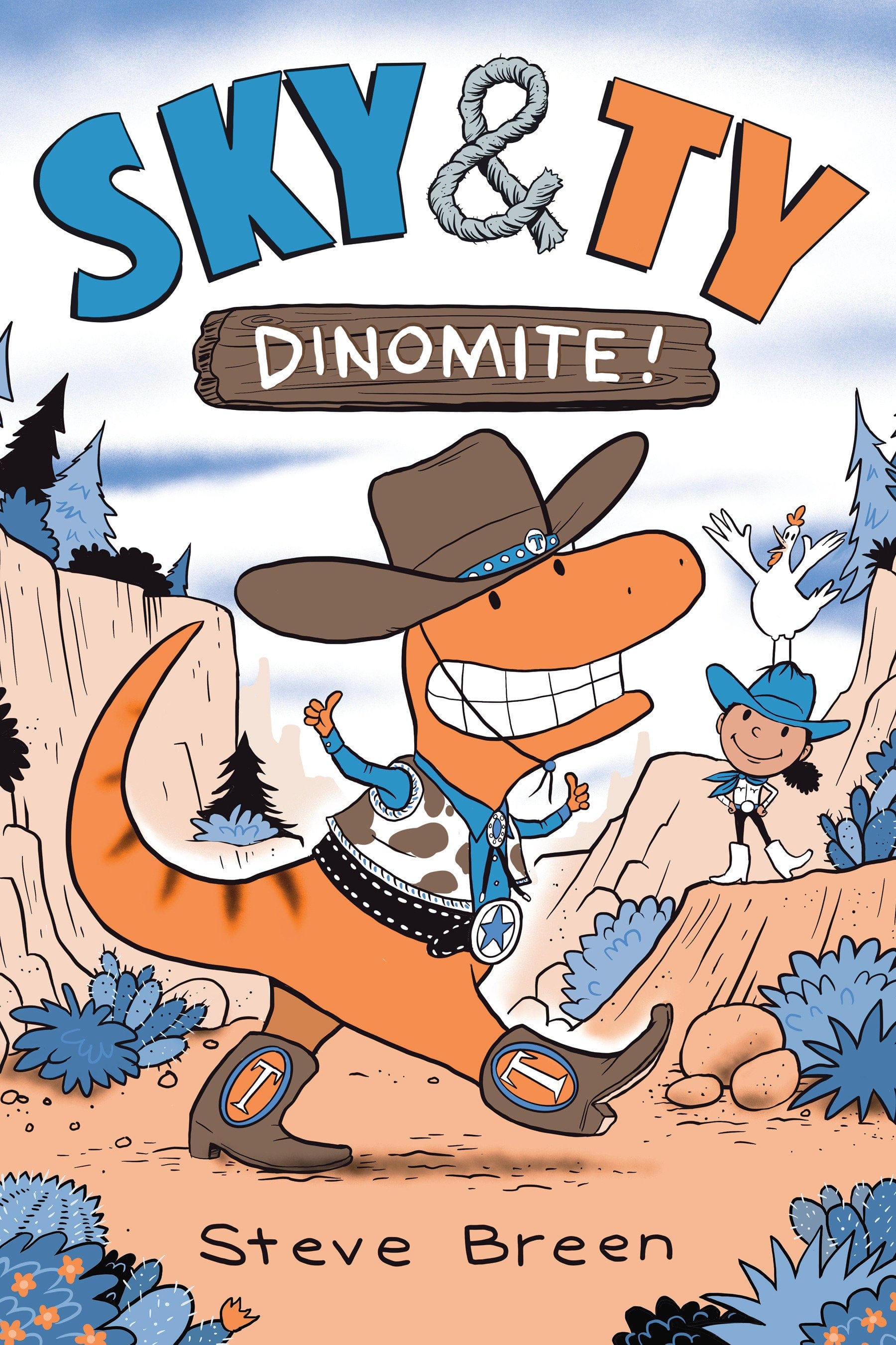Candlewick Press Graphic Novel Sky & Ty 2: Dinomite! 9781645952183 PRH-9781645952183