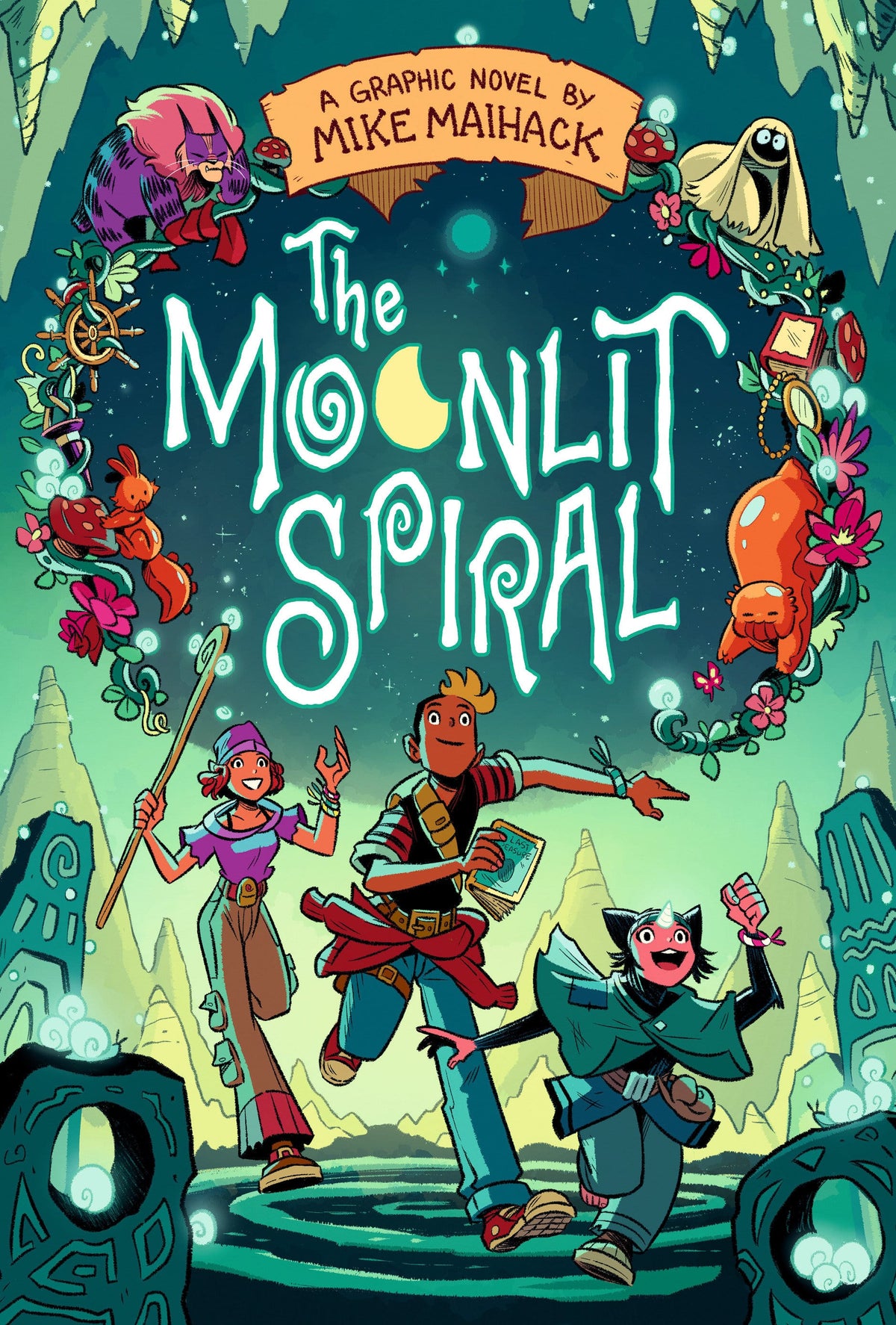 Candlewick Press Graphic Novel The Moonlit Spiral HC (Release Date: 10/06/2026) 9781536224481 PRH- 9798217383696