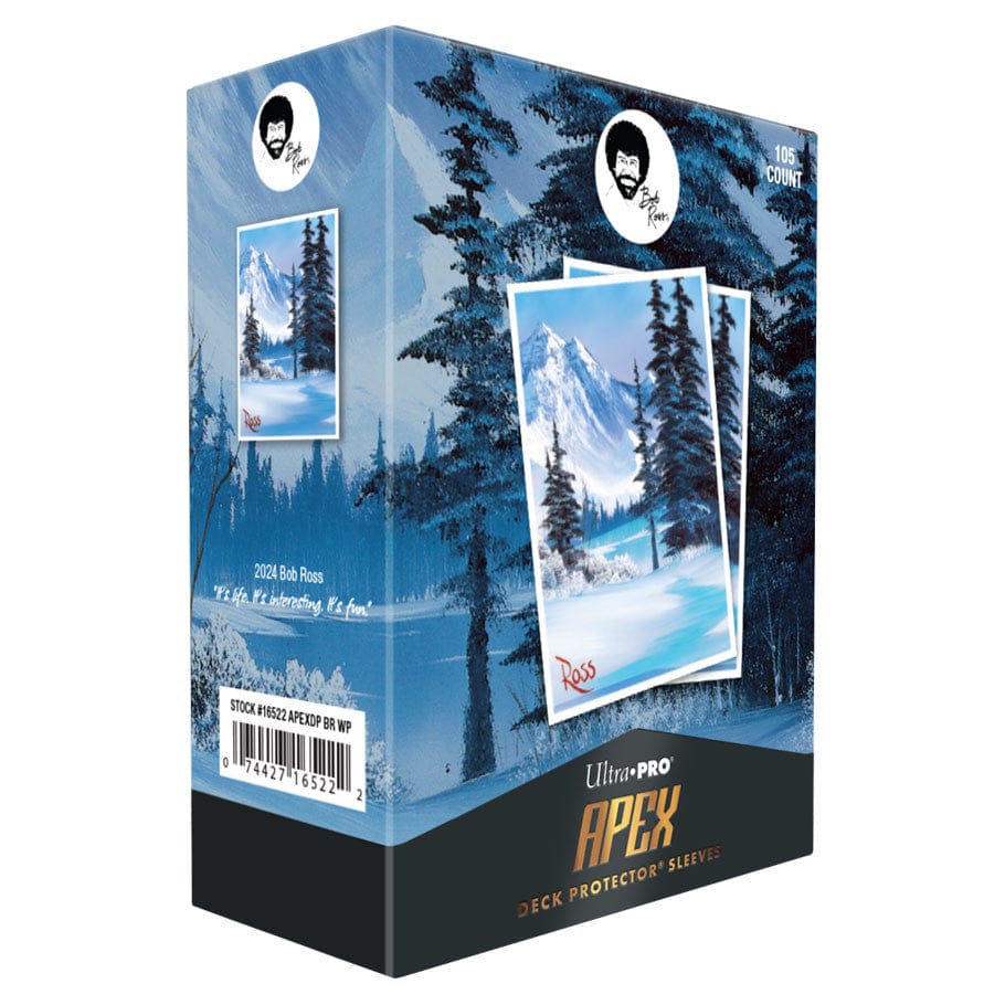 Captain Games Game Supplies > Card Sleeves Deck Protector: Apex: Bob Ross: Winter Paradise (105) 074427165222 ULP16522