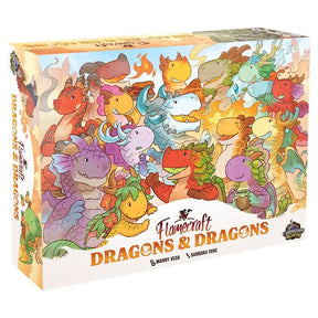Cardboard Alchemy Board Games > Expansions Flamecraft: Dragons & Dragons Expansion 850076208011 CA03DNDXEN