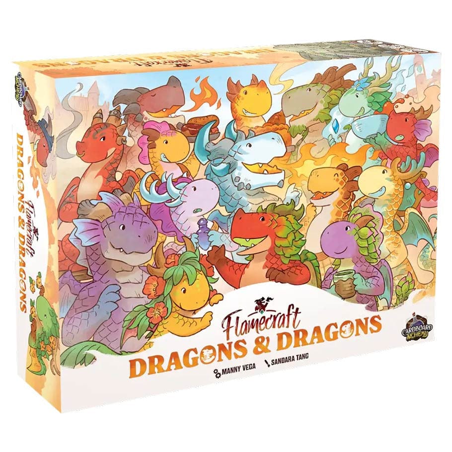 Cardboard Alchemy Board Games > Expansions Flamecraft: Dragons & Dragons Expansion 850076208011 CA03DNDXEN