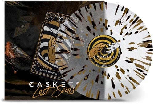 Caskets - Lost Souls - Clear W Gold/ black Splatter
