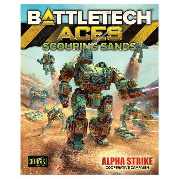 Catalyst Game Labs Tabletop Games BattleTech: Aces: Scouring Sands 810123697823 CYT35490