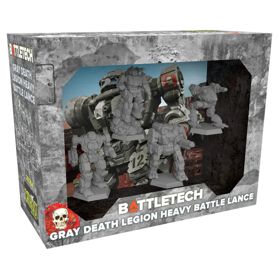 Catalyst Game Labs Tabletop Games > Miniature Games BattleTech: Gray Death Legion Heavy Battle Lance 810038457383 CYT35765