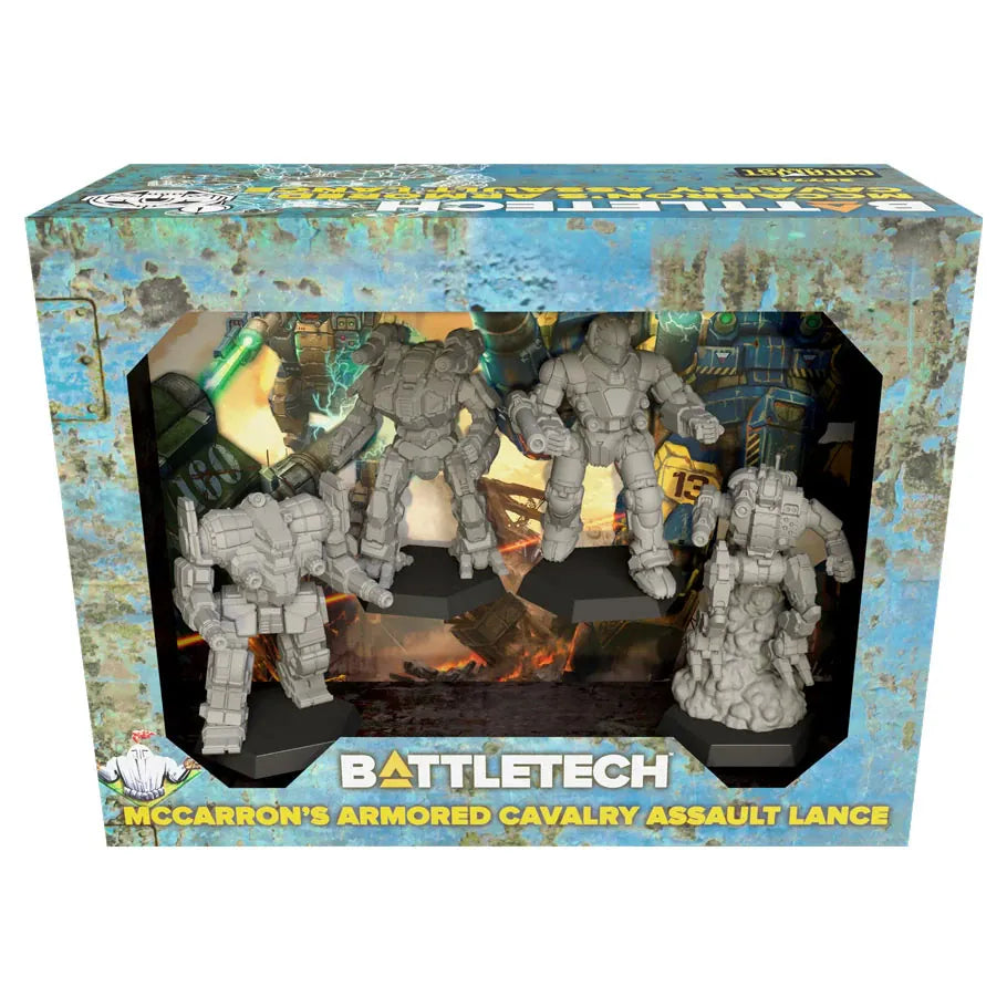 Catalyst Game Labs Tabletop Games > Miniature Games BattleTech: McCarron's Cavalry Assault Lance Force Pack 810123696338 CYT35771