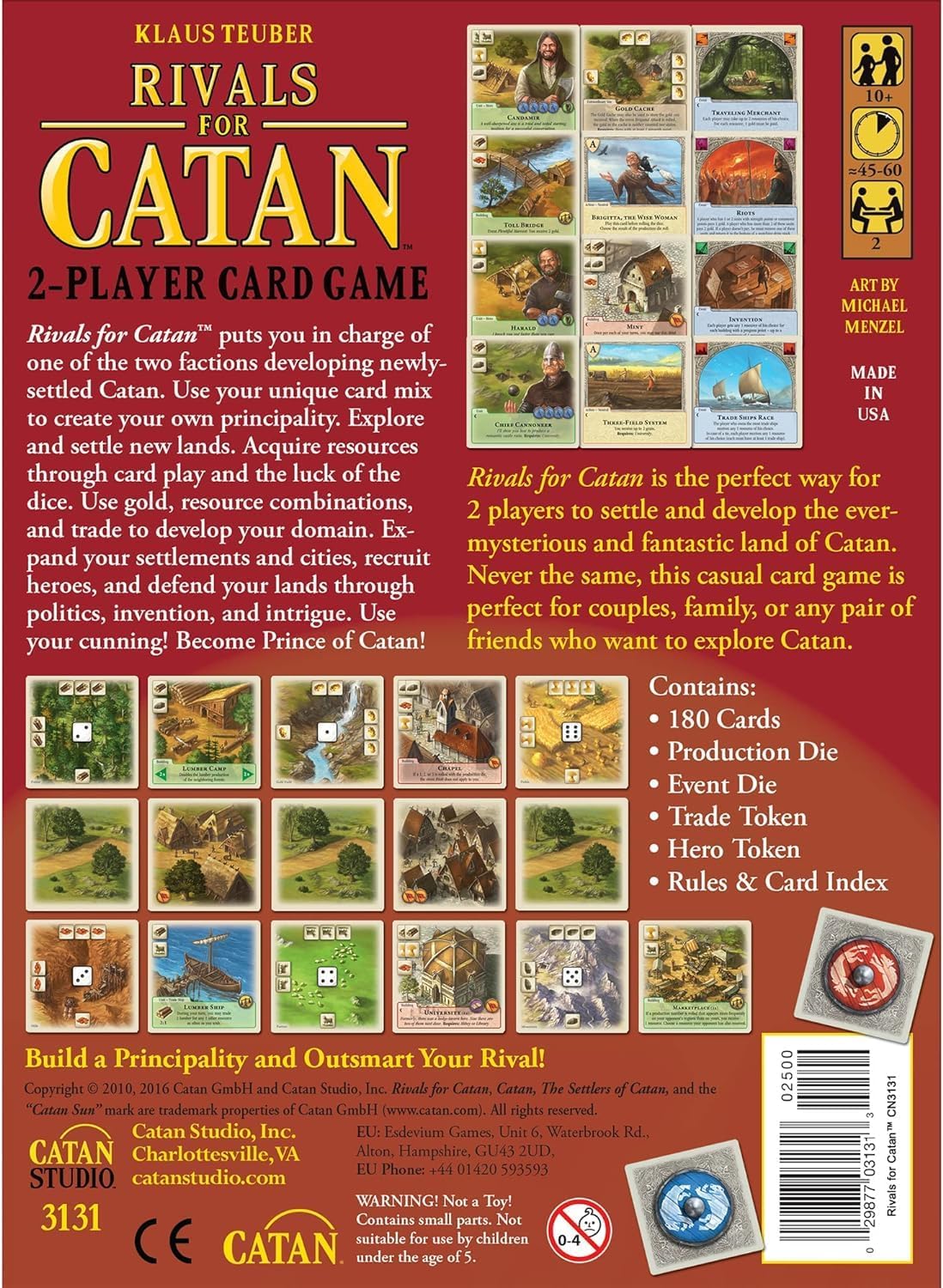 Catan Studios Board Games > Large Box Games Catan - Rivals for Catan 029877031313 CN3131