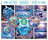 Ceaco Company Puzzles > Jigsaw Puzzles Puzzle: 8 - in - 1  Seaside 021081370141