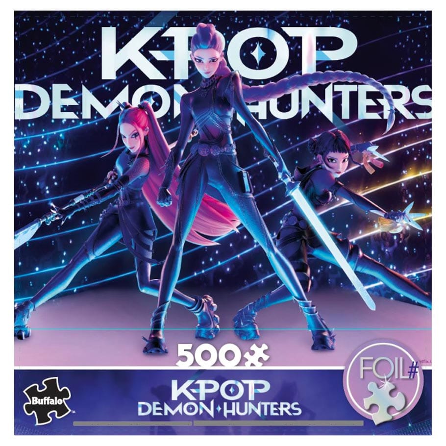 Ceaco Company Puzzles > Jigsaw Puzzles Puzzle: K Pop Demon Hunters: Huntrix Battle Foil 500 Pieces 021081760072 CCO76007