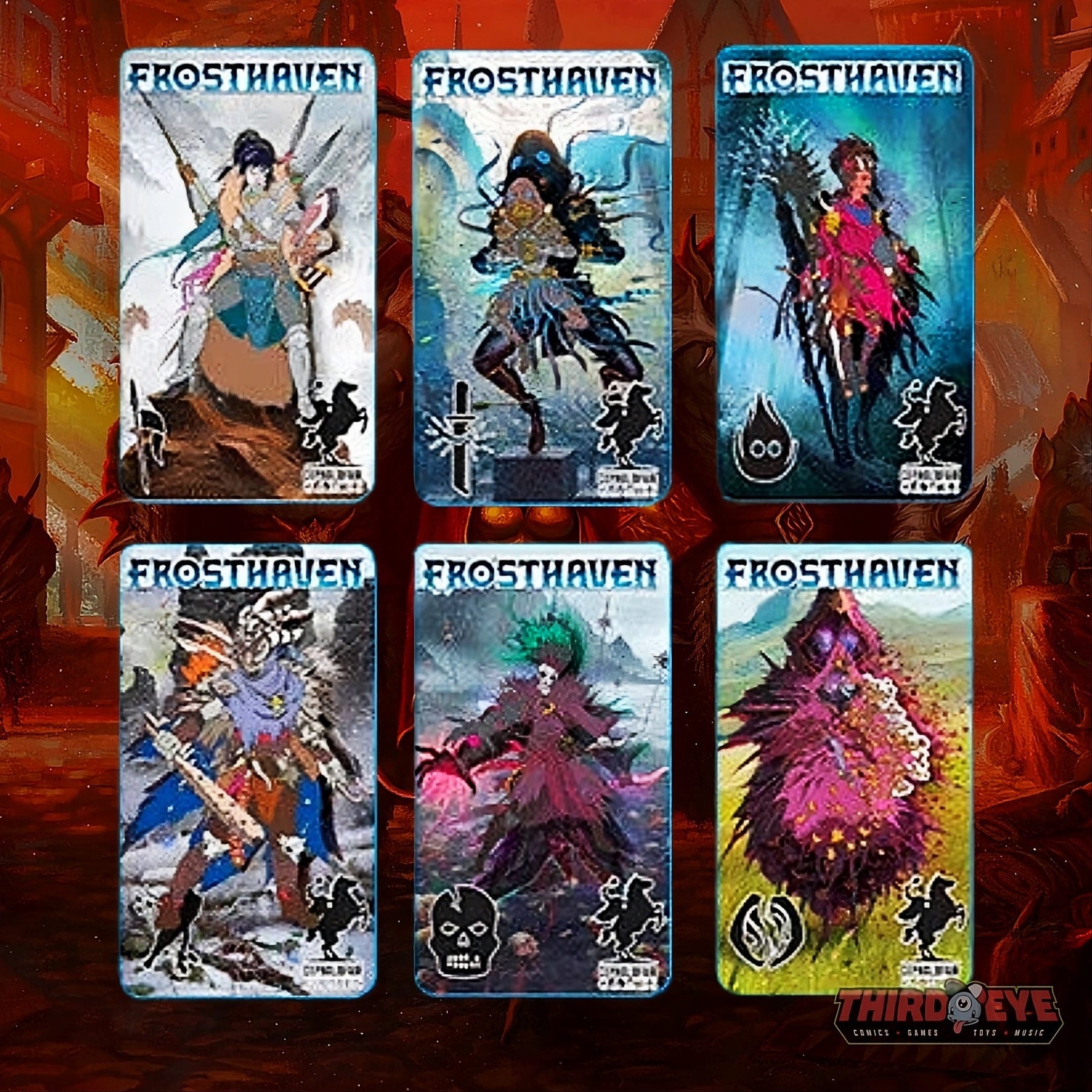 Cephalofair Games Board Games > Accessories Frosthaven Collector`s Pin Set 793888539105 CPH014