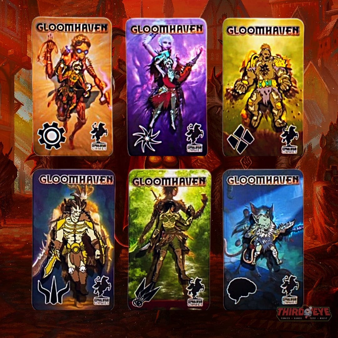 Cephalofair Games Board Games > Accessories Gloomhaven Collectors Pin Set 752830523067 CPH007