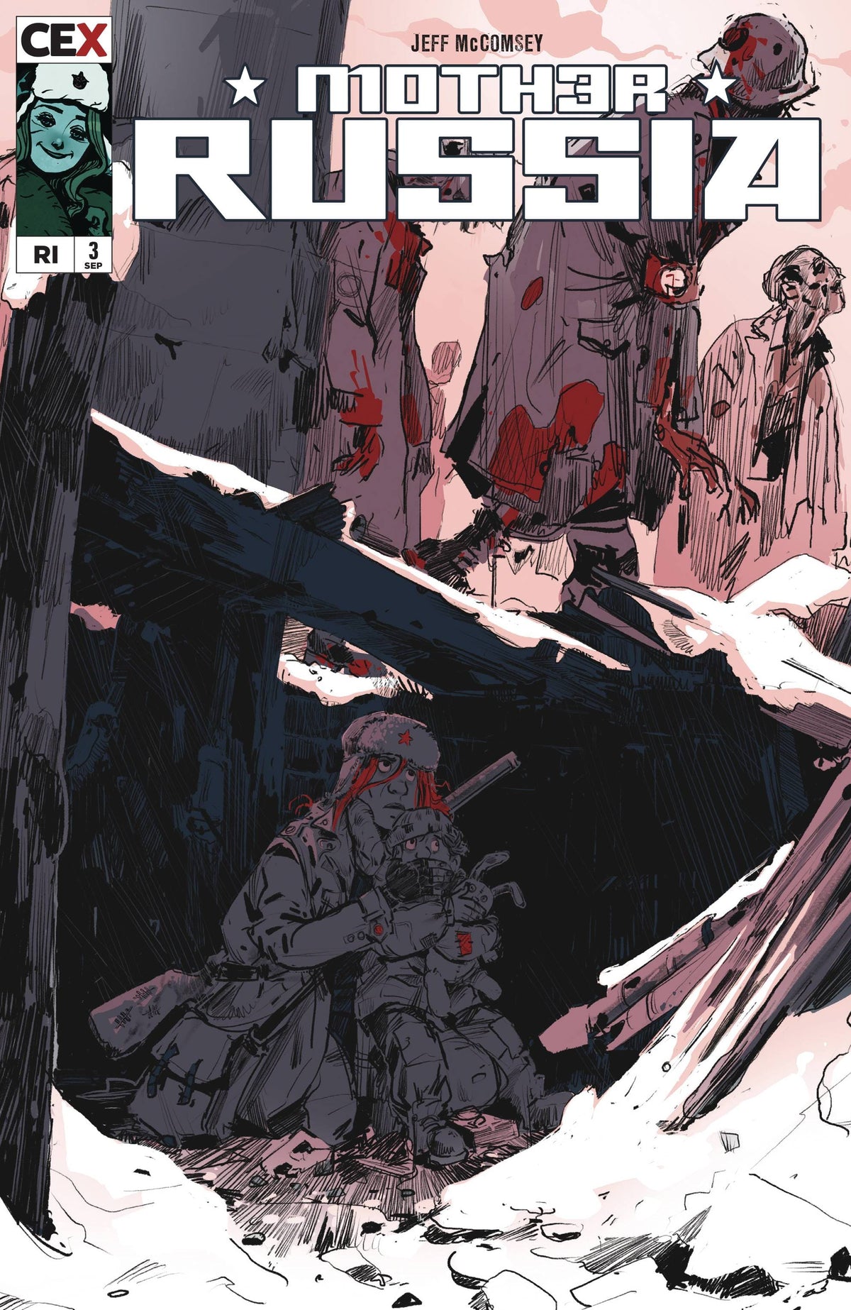 CEX PUBLISHING Comic Books > Incentives MOTHER RUSSIA #3 (OF 3) CVR C 1:10 INCV VAR CRAWFORD (MR) (C: 79394597460300331 JUN231729