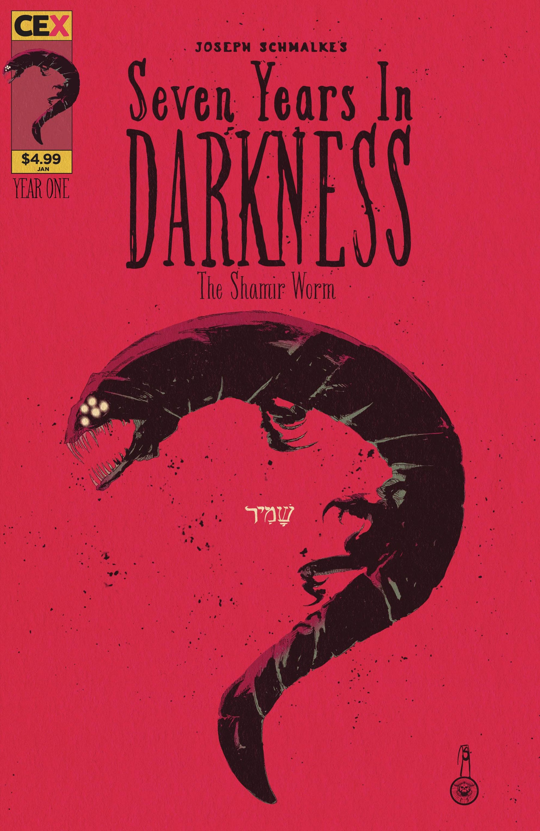 CEX Publishing Comic Books SEVEN YEARS DARKNESS SHAMIR WORM ONE SHOT CVR A SCHMALKE 79394597454200511 OCT231638