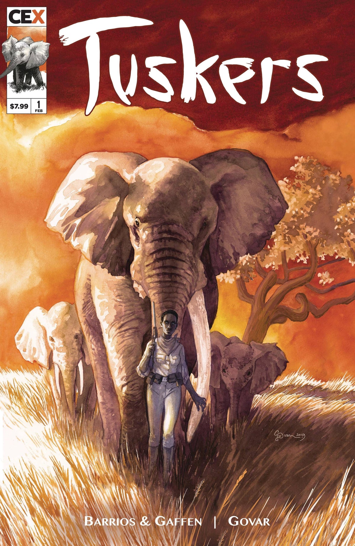 Cex Publishing Comic Books TUSKERS #1 (OF 3) CVR A GOVAR 79394597463400111 SEP231573