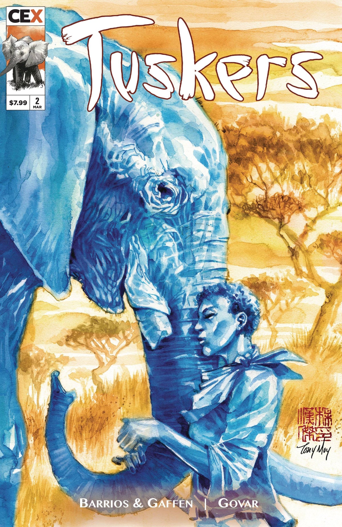 CEX Publishing Comic Books TUSKERS #2 (OF 3) CVR B GOVAR 79394597463400221 OCT231642