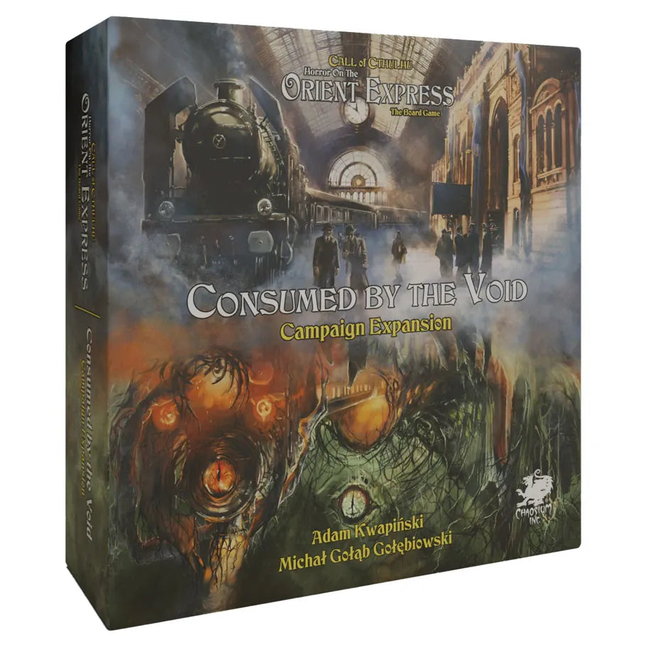 Chaosium Board Games > Expansions Call of Cthulhu: Horror on the Orient Express: The Board Game - Consumed by the Void Campaign Expansion 810180730037 CHA9003