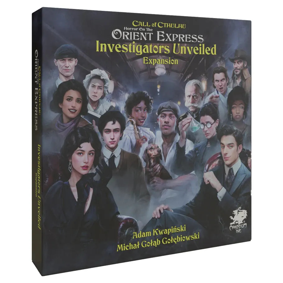 Chaosium Board Games > Expansions Call of Cthulhu: Horror on the Orient Express: The Board Game - Investigators Unveiled Expansion 810180730013 CHA9001