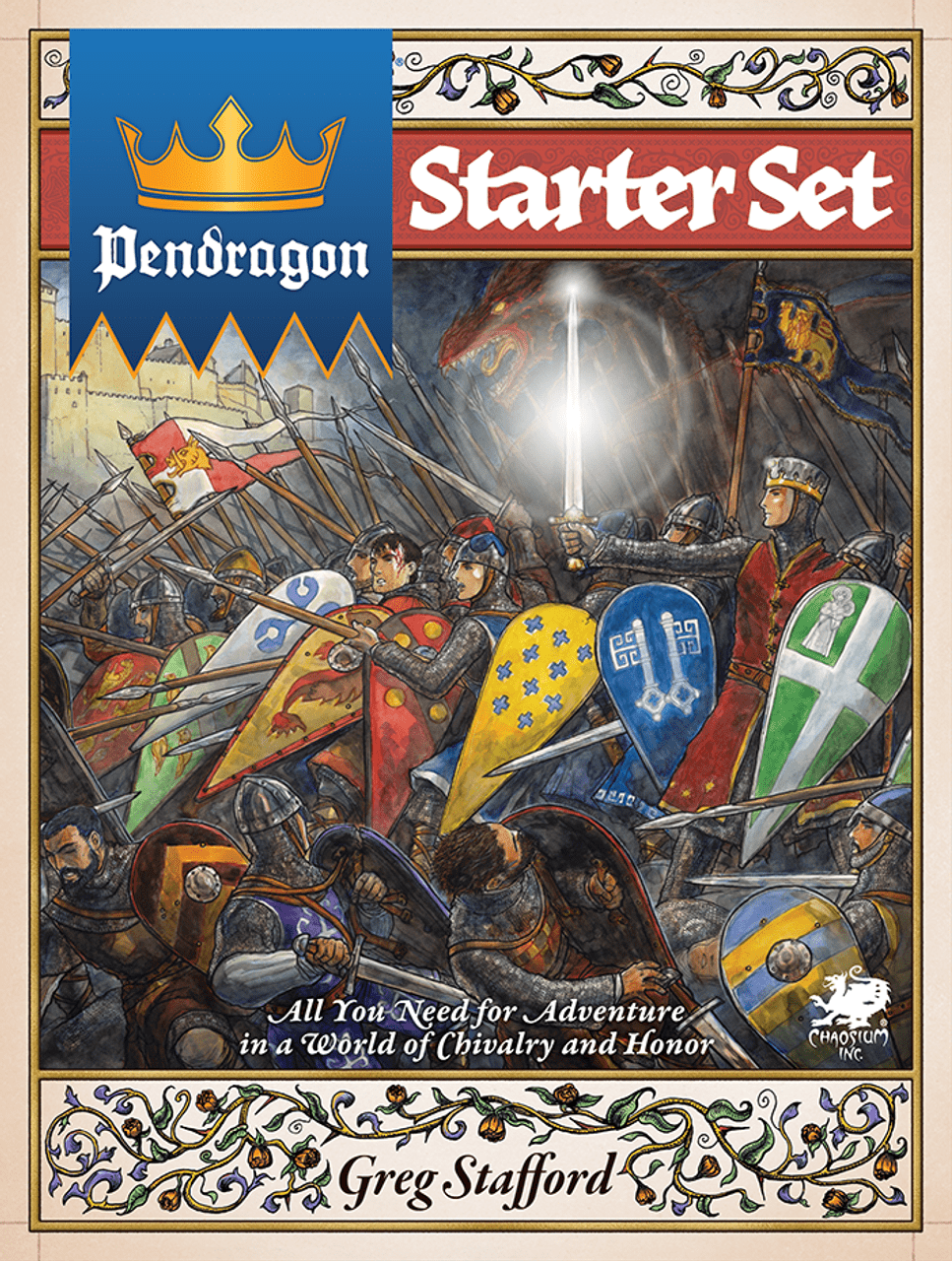 Chaosium Tabletop Games > Role-Playing Games Pendragon RPG: Starter Set 9781568825748 CHA 2729-X