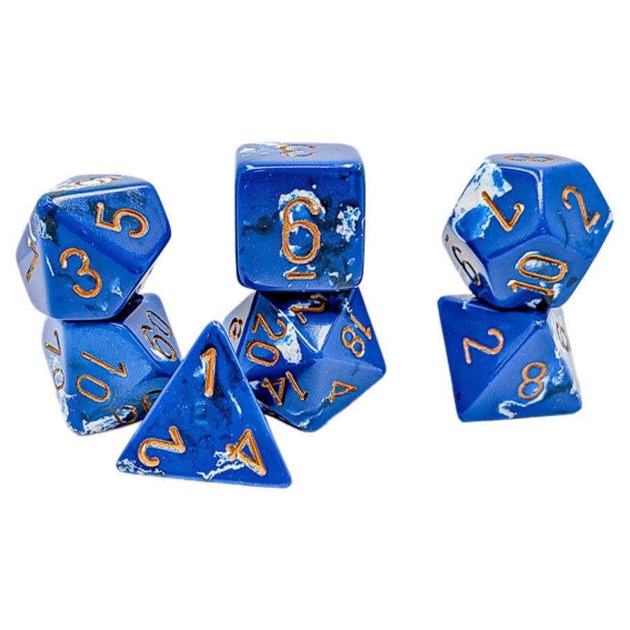 Chessex Dice > Chessex Chessex: 7-Set - Brush, Waterbreak 601982047597 CHX24406