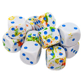 Chessex Dice > Chessex Chessex: d6Cube 12ct - 16mm Brush, Breezy 601982075644 CHX24609