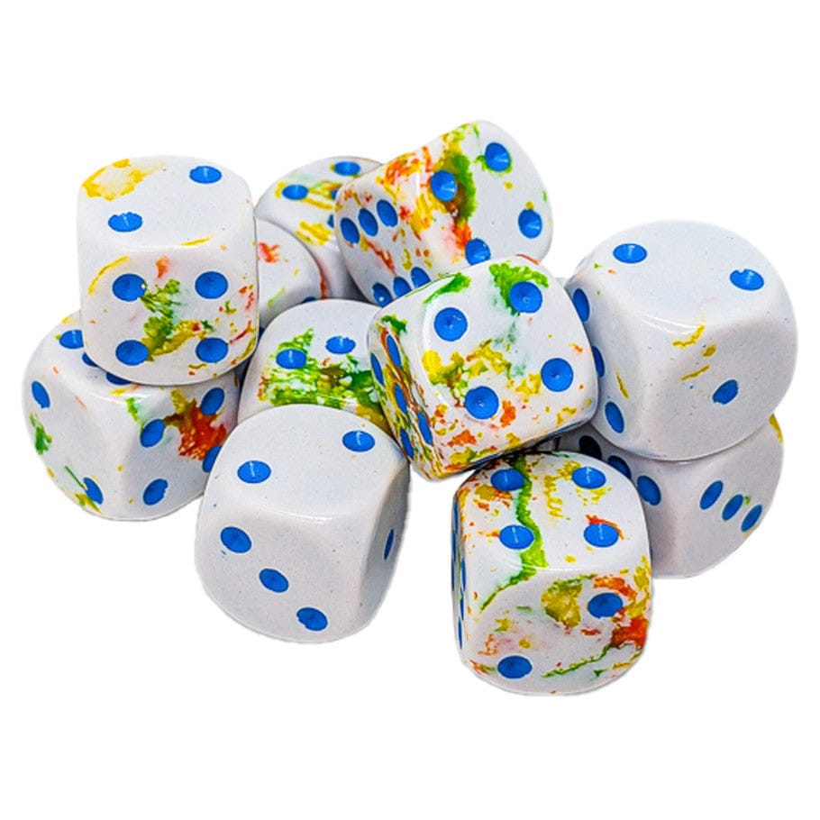 Chessex Dice > Chessex Chessex: d6Cube 12ct - 16mm Brush, Breezy 601982075644 CHX24609