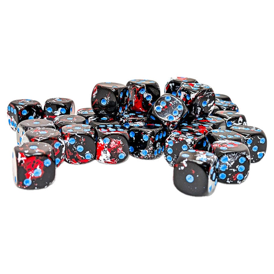 Chessex Dice > Chessex Chessex: d6Cube 36ct - 12mm Brush, Dark Side 601982075668 CHX24808