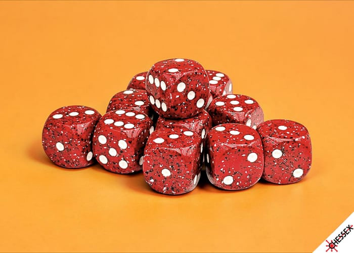 Chessex Dice > Chessex Chessex: Speckled 16mm D6 Lava Stone Dice Block 601982076573 CHX25774