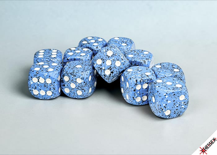 Chessex Dice > Chessex Chessex: Speckled 16mm D6 Ocean Stone Dice Block 601982076436 CHX25776