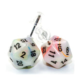 Chessex Dice > Chessex Stud Earrings Festive Circus Mini d20 Pair 601982036997 CHX54506