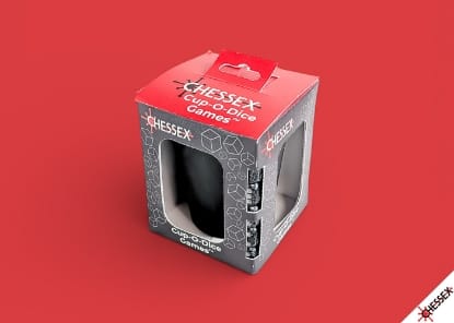 Chessex Game Supplies > Dice Towers/Trays/Cups CUP-O-DICE GAMES BLACK 601982076771 CHX89108