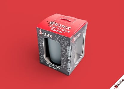 Chessex Game Supplies > Dice Towers/Trays/Cups CUP-O-DICE GAMES GREY 601982076795 CHX89110