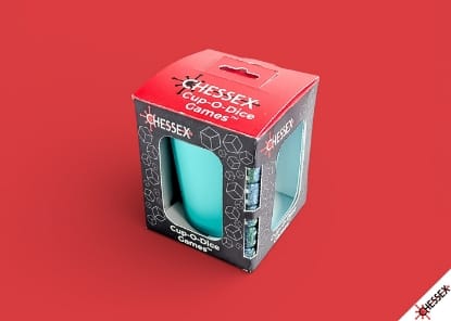 Chessex Game Supplies > Dice Towers/Trays/Cups CUP-O-DICE GAMES MINT GREEN 601982076818 CHX89115