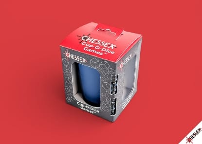 Chessex Game Supplies > Dice Towers/Trays/Cups CUP-O-DICE GAMES SAPPHIRE BLUE 601982076849 CHX89126