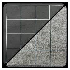 Chessex Game Supplies > Playmats Chessex: Reversible Battlemat - 1" Black-Grey Squares 601982033927 CHX 96480