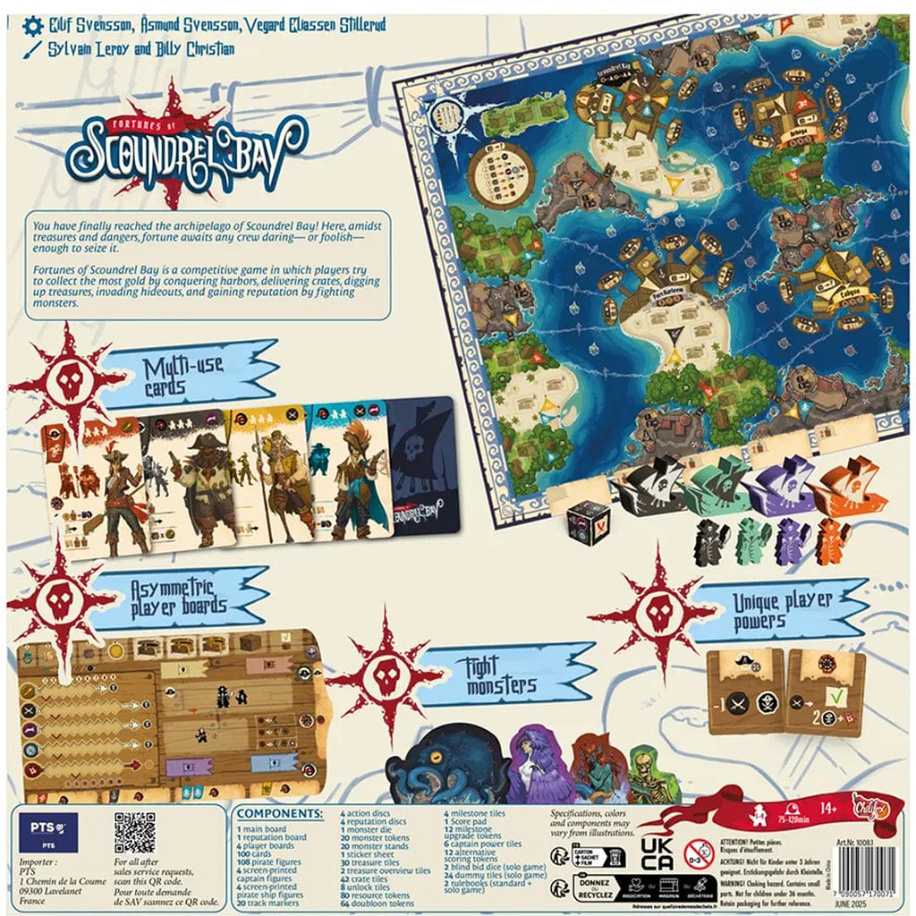 Chilifox Games Board Games > Large Box Games Fortunes Of Scoundrel Bay 7090057170071 CHI-FSB-001-007