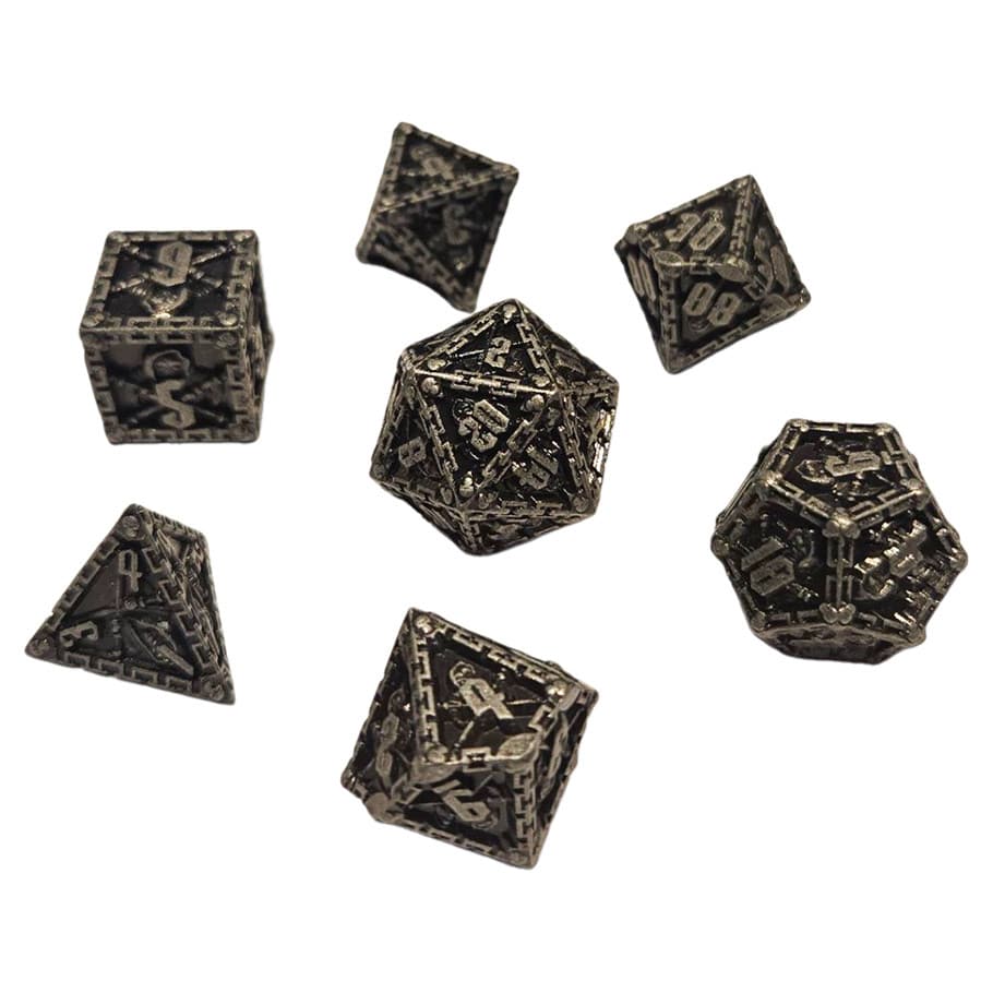 Chronicle RPG Accessories Dice > Other Dice 7-Set Chains Metal Iron 9359627009592 CHR60169