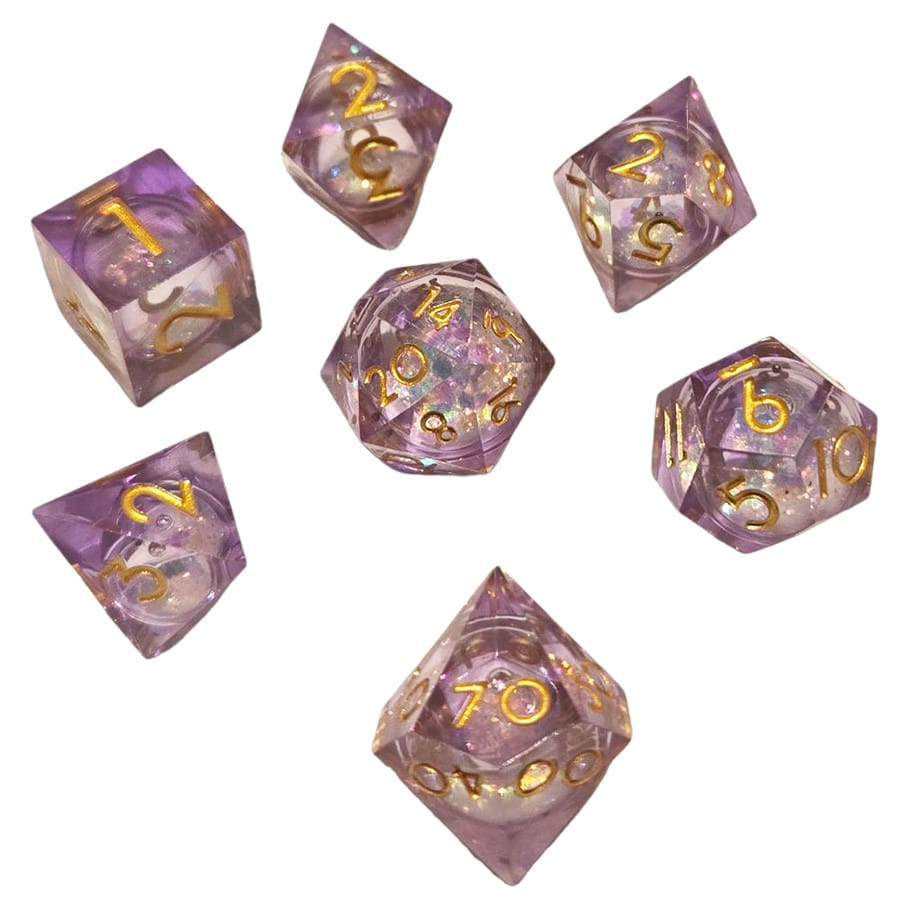 Chronicle RPG Accessories Pty Ltd Dice > Other Dice 7-Set Nebula Liquid Core - Pink 9359627008519 CHR60061