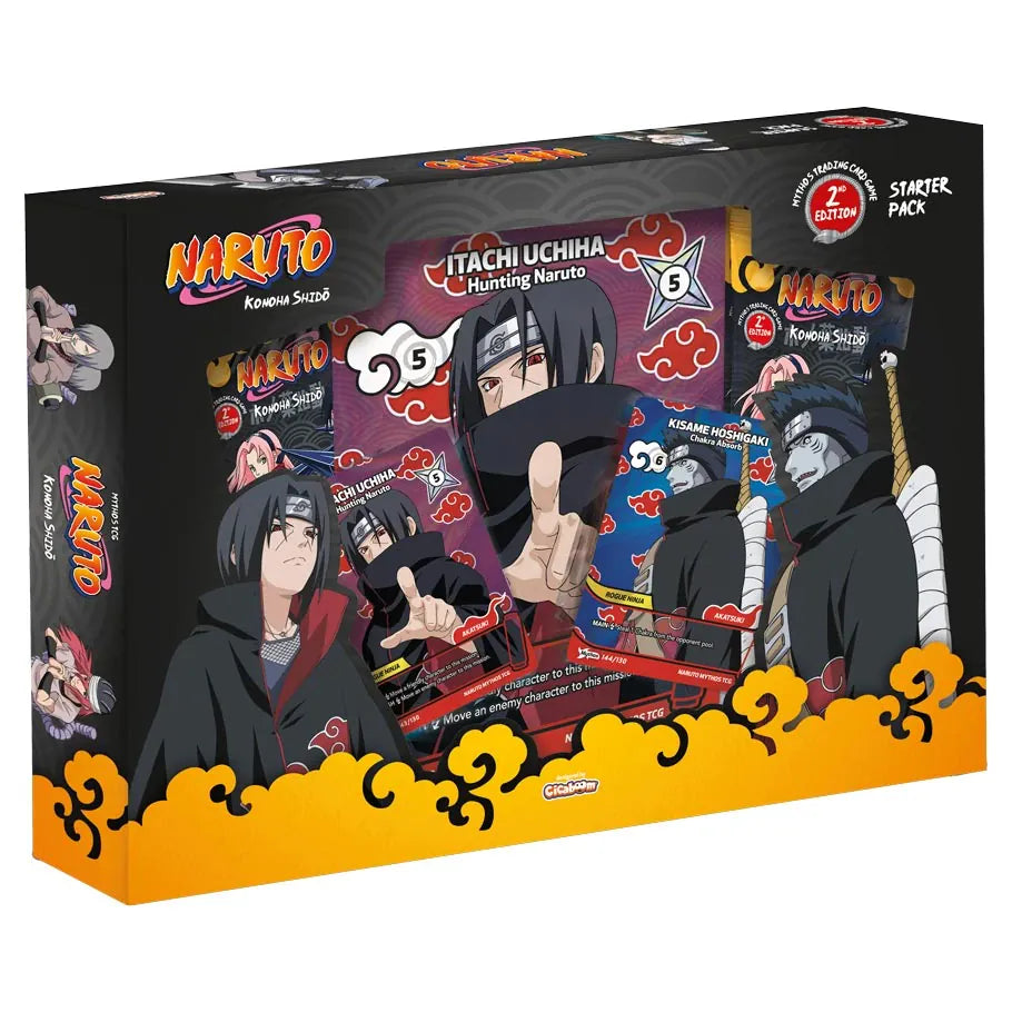 Cicaboom Tabletop Games > Trading Card Games Naruto Mythos TCG: Itachi 2E Starter Pack (Set 1) 8052532635979 CICNCGNARUT12BWSPI