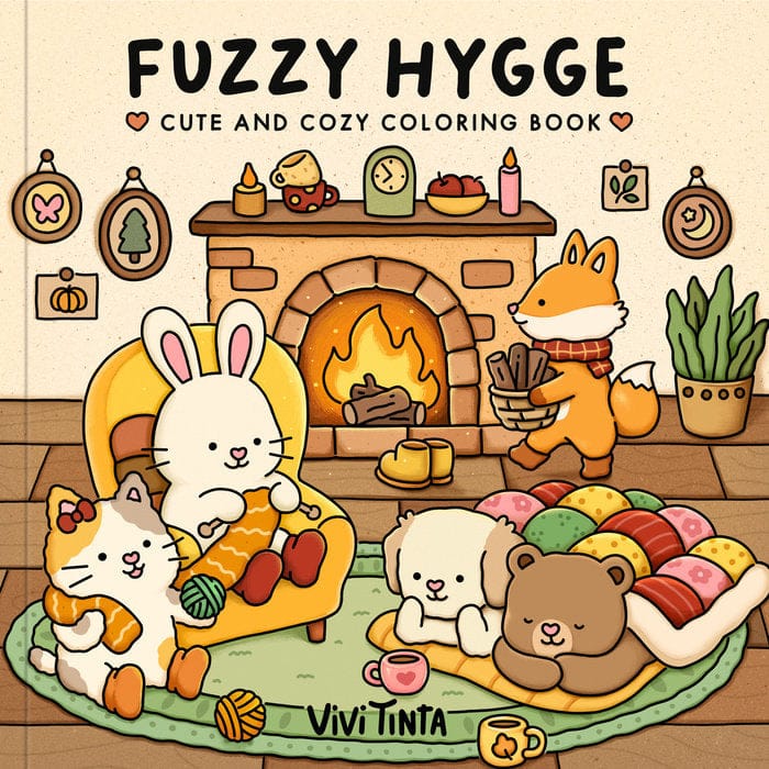 Clarkson Potter Books > Coloring Books Fuzzy Hygge 9798217036523 PRH-9798217036523