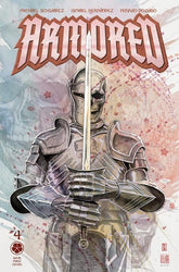 Clover Press Comic Books ARMORED #4 (OF 5) CVR A DAVID MACK 86000636103700411 0824CP497