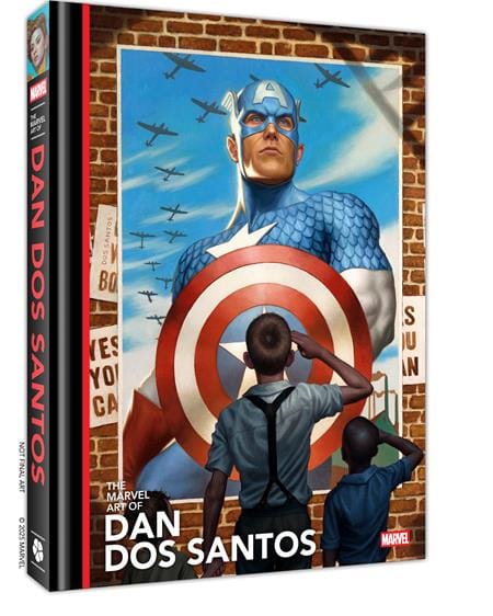 Clover Press Graphic Novel MARVEL ART OF DAN DOS SANTOS HC 9781951757526 0326CP0536