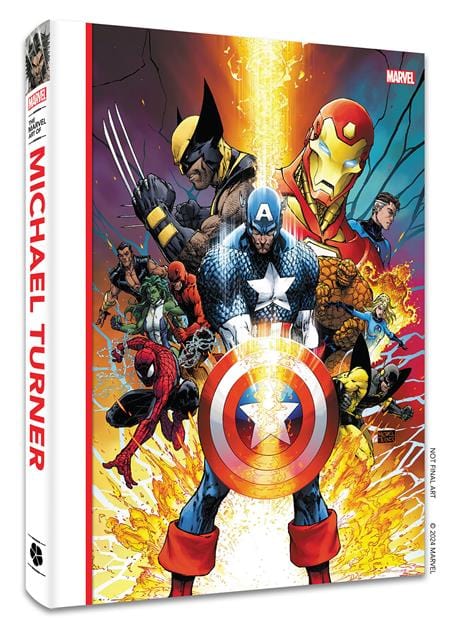 Clover Press Graphic Novel MARVEL ART OF MICHAEL TURNER HC VARIANT DUST JACKET EDITION 9781951757359 0625CP475