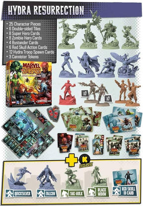 CMON Board Games > Expansion Marvel Zombies: Hydra Resurrection 889696014696 MZB005