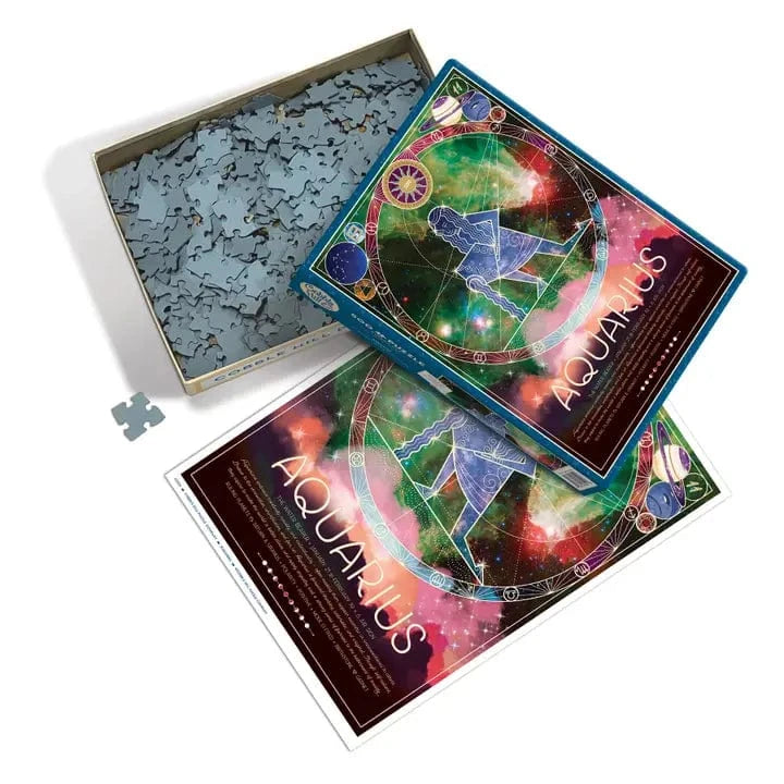 Cobble Hill Puzzles > Jigsaw Puzzles Aquarius (500 Piece Puzzle) 625012450218 45021