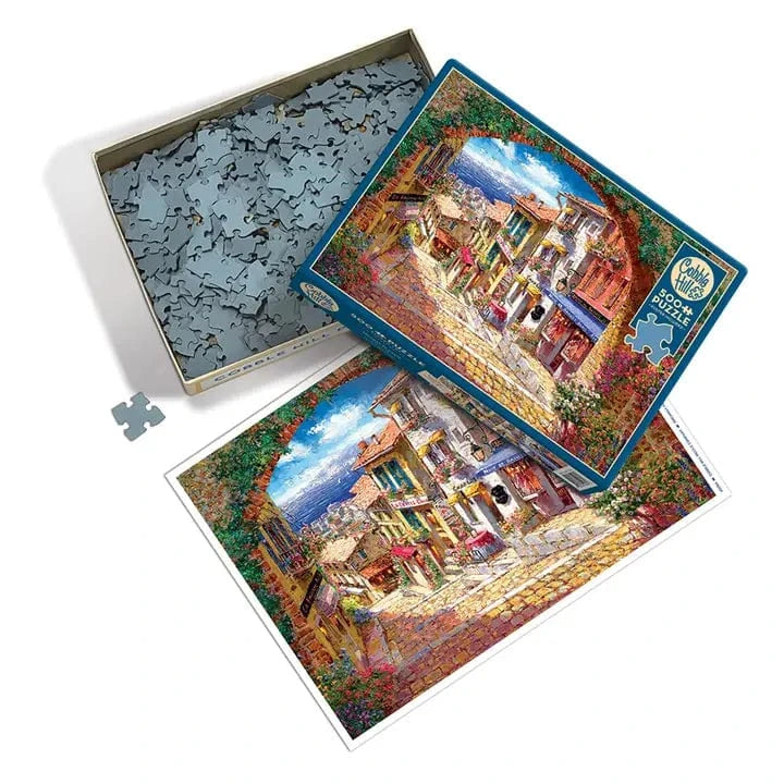 Cobble Hill Puzzles > Jigsaw Puzzles Archway to Cagne (500 Piece Puzzle) 625012450843 45084