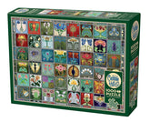 Cobble Hill Puzzles > Jigsaw Puzzles Art Nouveau Tiles (1000 Piece Puzzle) 625012400909 40090