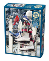 Cobble Hill Puzzles > Jigsaw Puzzles Birds with Skates (500 Piece Puzzle) 625012450713 45071
